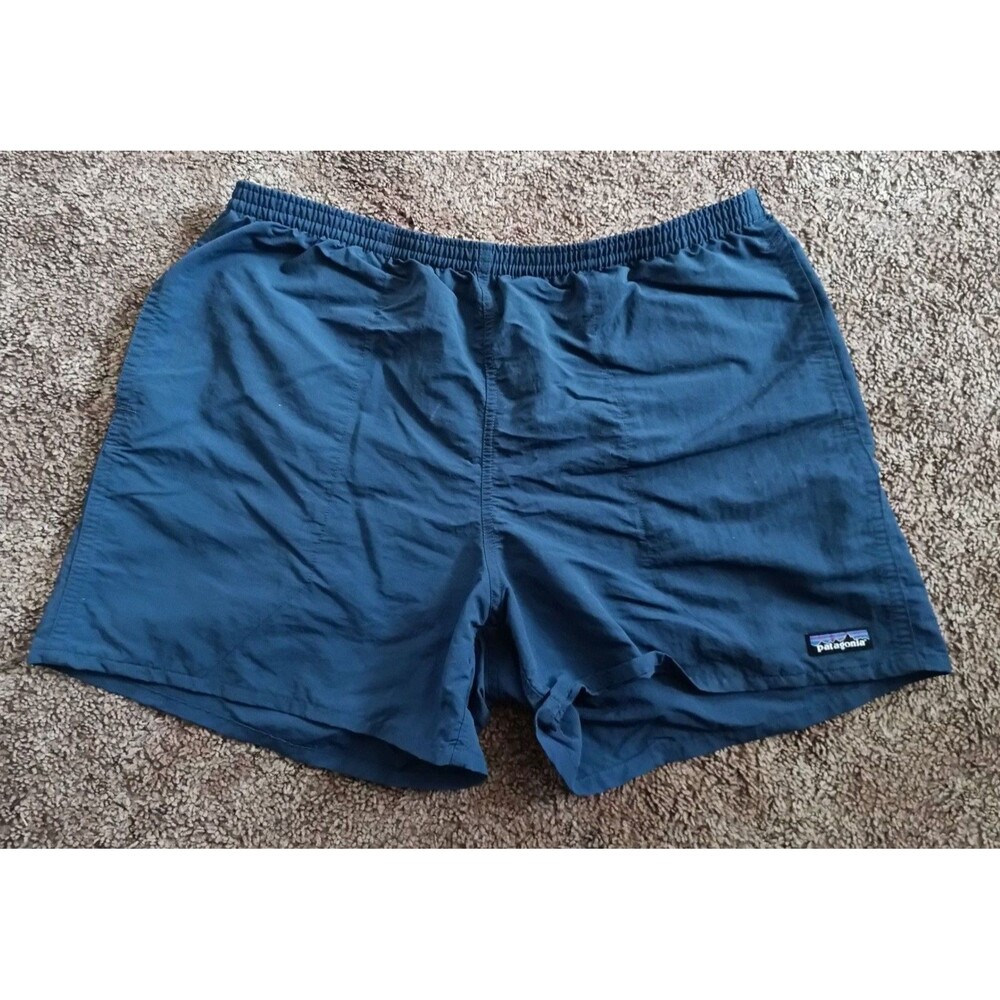 Patagonia Baggies Shorts Blue Mesh Lined Size XL Mens